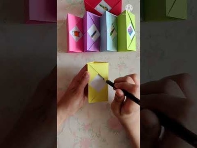 Cute Paper Crafts.Pencil Holder. Pen Holder DIY #Shorts