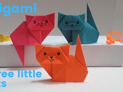 DIY How To Make An Easy Origami Cat - Tutorial For Beginners