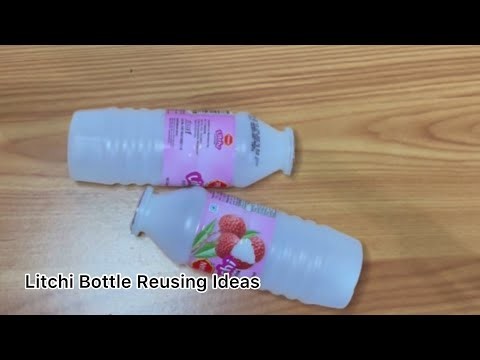 Diy Litchi Bottle Craft Ideas|Plastic Bottle Reusing Ideas|organizer|Pencil Holder