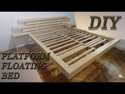 DIY Platform Bed    Floating Bed   Uradi sam platforma krevet   lebdeci krevet