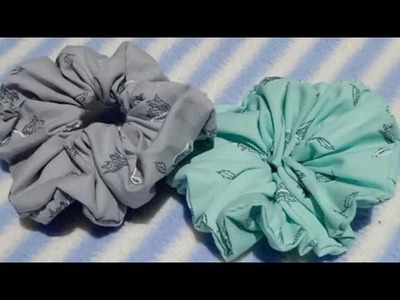DIY Scrunchies.esay hair bun making.How to make a scrunchie.DIY Handmade scrunchies###