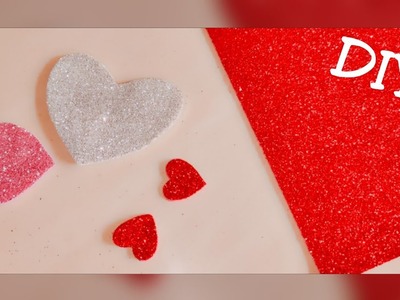 DIY.Valentine Gift craft.Glitter foam sheet craft.Foamiran key chain.Art & Craft