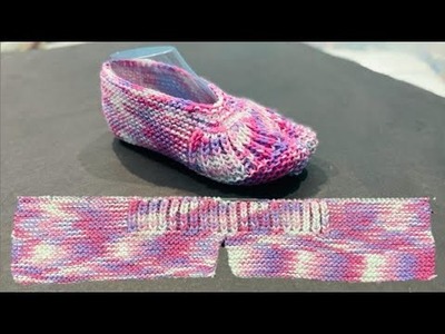 Easy and Beautiful Knitting Pattern For Ladies Socks.Shoes.Jutti.Jurab.Slippers # 225