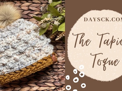 Easy Crochet Chunky Bobble Beanie~texture without being too thick!