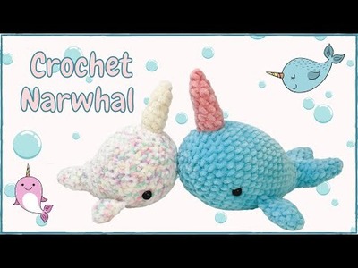 Easy Crochet Narwhal (Tutorial) | Free Amigurumi Animal Pattern for Beginners