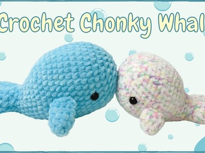 Easy Crochet Whale (Tutorial Part 1) | Free Amigurumi Animal Pattern for Beginners