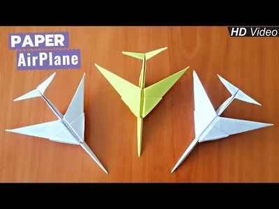 How to Make a Paper Airplane | DIY Origami Airplane | DIY PAPER AIRPLANE | Easy Origami Airplane