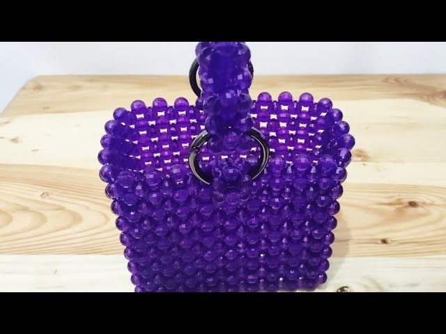 How to make beaded bag || tas manik manik | tas teratai part 1