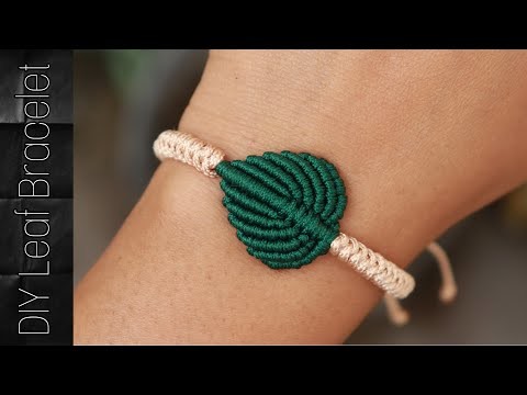 How To Make Bracelets At Home | DIY Leaf Bracelet Ideas |Thread Bracelets |Creation&you