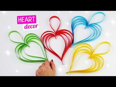 How to make decorations for Valentine’s Day easy [Paper craft]