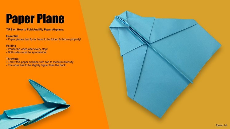 How To Make Paper plane That Fly far - Paper Folding Airplane | Diy Paper Aircrafts