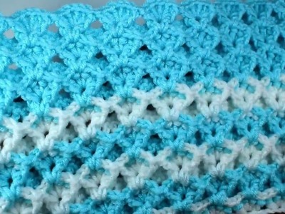 INCREDIBLE CROCHET PATTERN FOR BLANKETS IN 3 D SUPER EASY WITH VIDEO GRAPHICS #crochet
