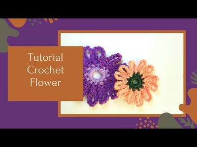 Mini Fleur Crochet facile et rapide. Crochet Easy Crochet Flower Motif tutorial