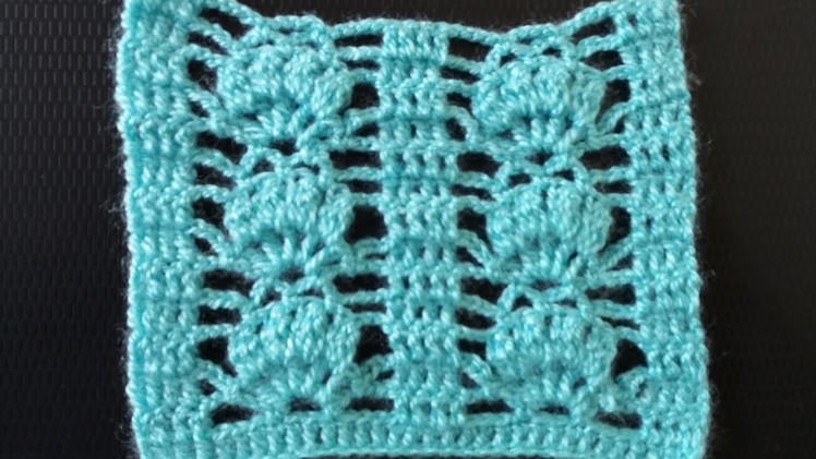 Puntos Tejido a Croché(Tutorial)Muestra #63 Motivo Tejido a Crochet-How To Crochet Patterns