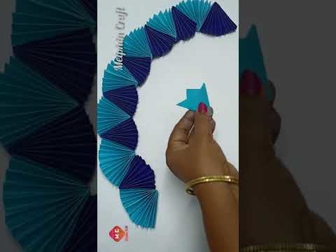 Simple and beautiful flower wall hanging | Paper craft | Melphin Craft