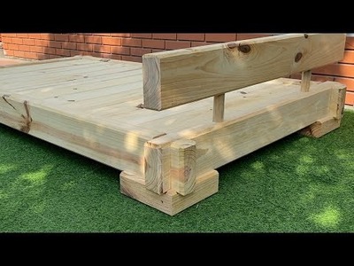 Surprisingly Simple Woodworking Projects for Beginners. Build A Sturdy But Easily Removable Bed