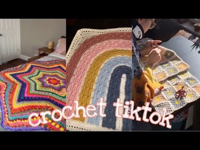 TIKTOK CROCHET KNITTING COMPILATION #025 | crochet blanket edition
