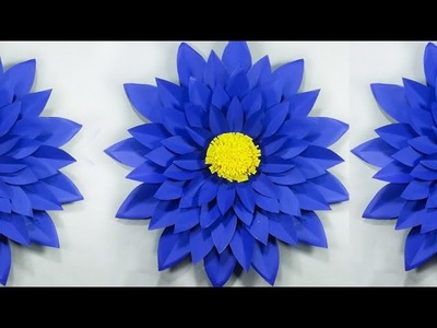 Very Unique Wall Hanging Craft Idea | Paper flower easy wall decor | paper flower wall hanging