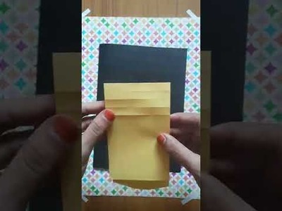 Waterfall card | how to make greeting cards | simple paper crafts | #Riya's crafts | #Shorts
