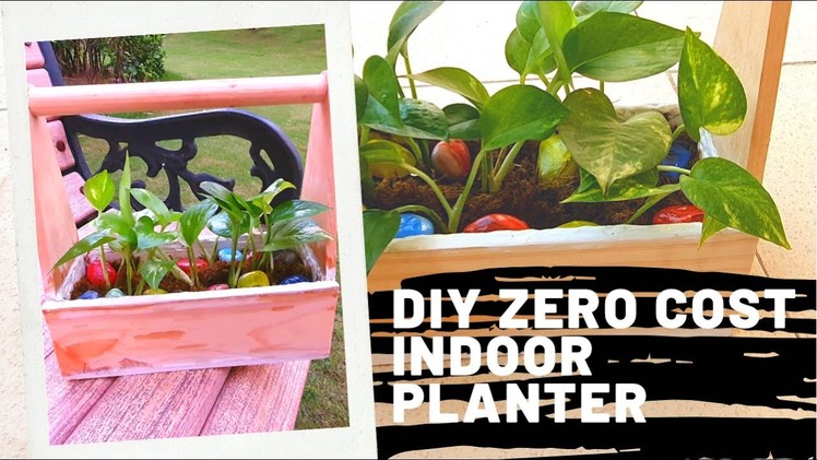Zero cost indoor planter ideas | DIY Indoor planter from waste | Home decor Ideas | Reuse ideas
