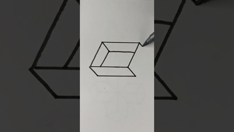 3d drawing satisfying geometric art#shorts #drawing