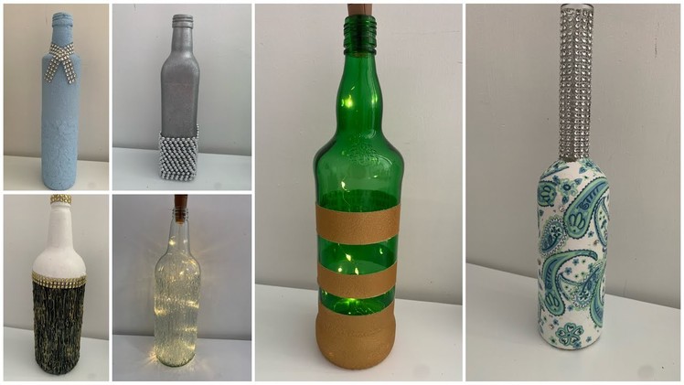6 IDEAS con BOTELLAS. Manualidades con RECICLAJE. recycled bottles. garrafas recicladas.SuchaDIY