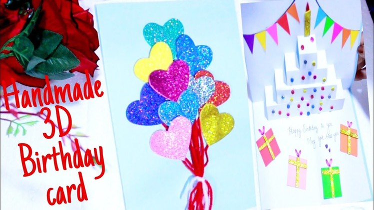 Beautiful Handmade Birthday Card ||  Easy Happy Birthday Card