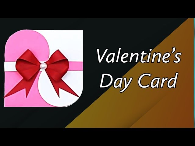Beautiful Handmade Valentines Day Card Idea Diy Valentines Day Card Valentine Craft Ideas 5996