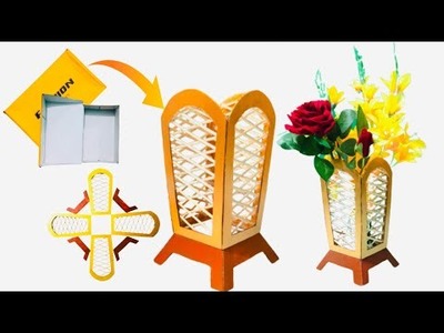 Best out of waste art and craft idea | Handmade flower pot | Flower vase making