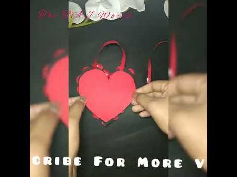 Cute & Easy Homemade Love Card Making Idea At Home For Birthday Valentines Day l#Short l#TheTAJWorld