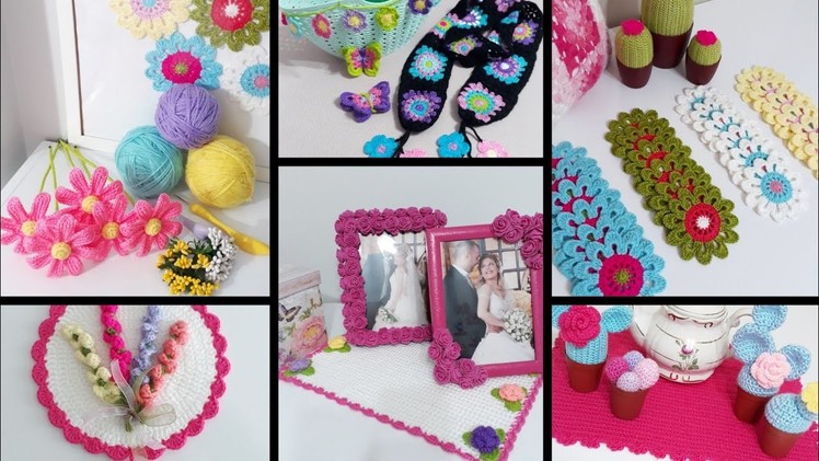 #diy#art crochet Carft small patterns 3D ideas for all over uses of home decor ideas you & your kids