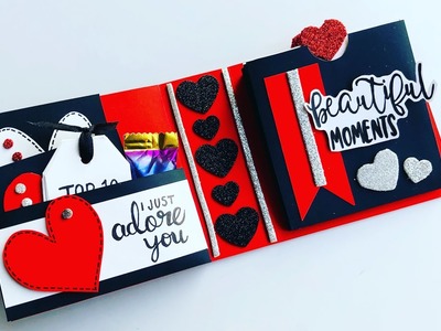 DIY Card For Valentine’s Day.Valentine's Day Special Gift Idea@Art & Craft By Tulsi