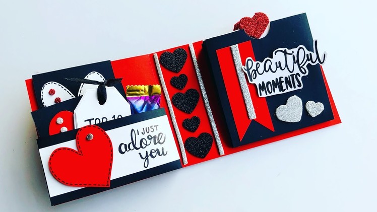 DIY Card For Valentine’s Day.Valentine's Day Special Gift Idea@Art & Craft By Tulsi
