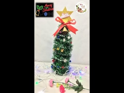 DIY Christmas Tree || #christmastree #christmas #tree #risartsandcrafts ||  #shorts