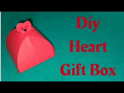 Diy Heart Gift Box | Origami Gift Box | How to Make a Gift Box | Gift Box Ideas | Easy Origami Craft