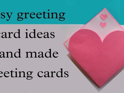 Easy greeting card ideas | Hand made greeting card | mj crafts | #shorts