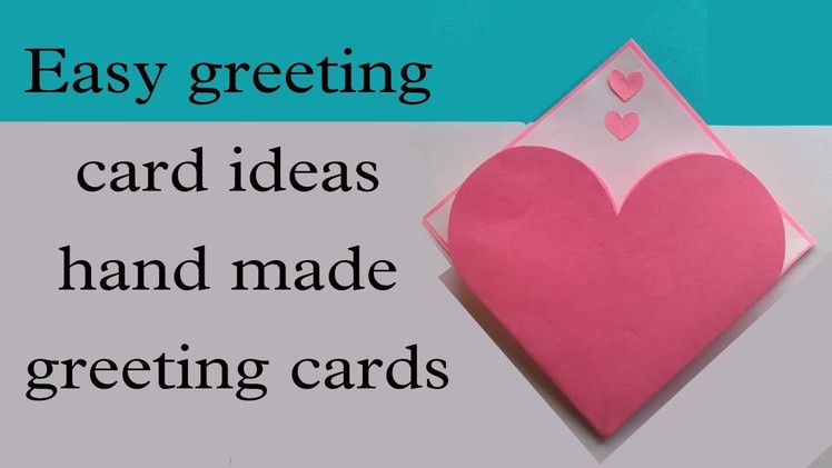 Easy greeting card ideas | Hand made greeting card | mj crafts | #shorts