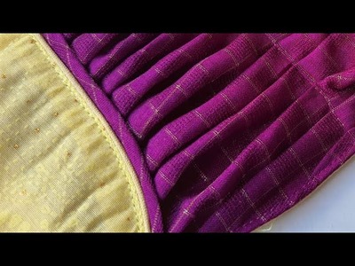 Easy PatchWork Blouse Design For Fancy Saree |  latest blouse patchwork design cutting and stitching