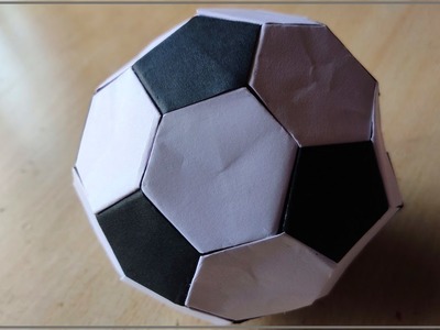 Easy To Make Paper Football.Origami Football.Football.Easy To Make Paper Crafting.#foodball 30