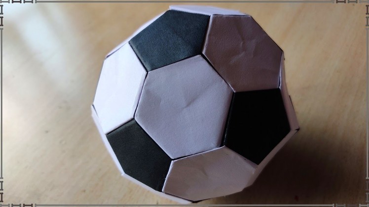 Easy To Make Paper Football.Origami Football.Football.Easy To Make Paper Crafting.#foodball 30