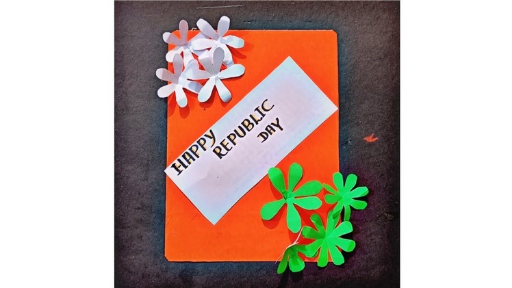 Handmade card. Happy Republic Day. Easy Art India ????????????????????????????????