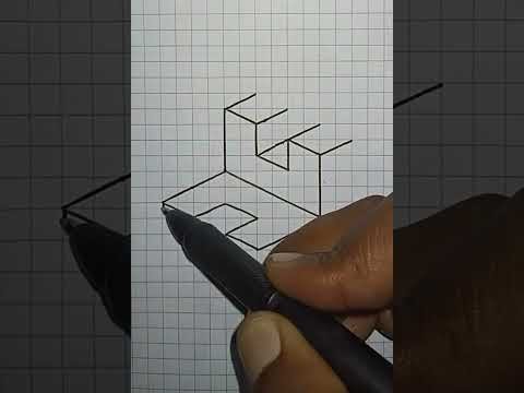 How to Draw | 3D Drawing Easily,3D Illusion Sketch #Shorts #3dArt