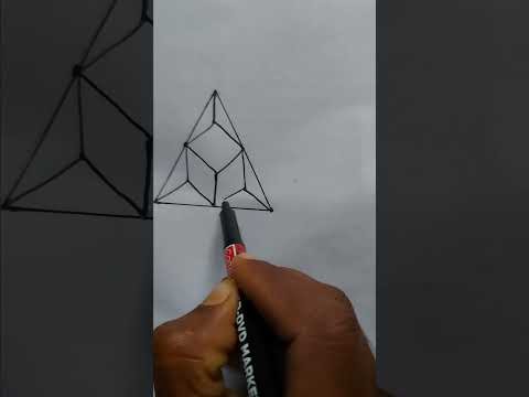 How to draw 3d drawing | fantastic 3D illusion | 3D drawings on paper #ytstar #shorts #createshorts