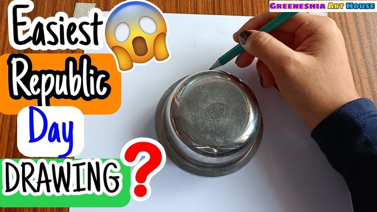 How to draw Republic Day drawing easy|Independence Day Drawing Easy Step by Step|15 August Drawing