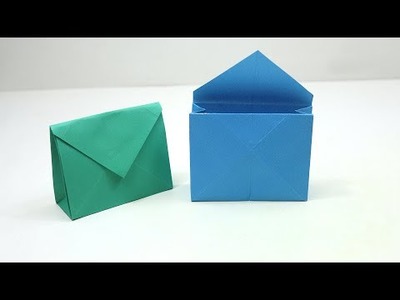 How to Fold Origami Handbag Shape Envelope - DIY Bag Envelopes Tutorial