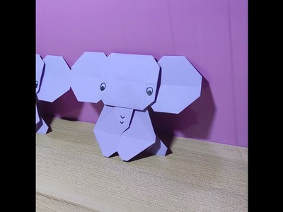 How to make a paper elephant #Origami #diy #shorts