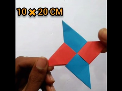 How To Make Easy Origami Ninja Star | #short #shortvideo #firstshortvideo #youtubeshort #tutorial