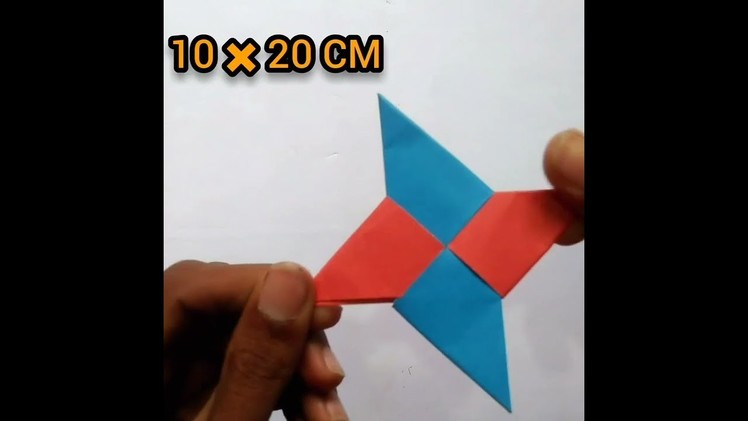 How To Make Easy Origami Ninja Star | #short #shortvideo #firstshortvideo #youtubeshort #tutorial