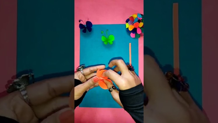 How to make Origami Paper Butterflies? |Diy easy craft | Paper Butterfly #shorts