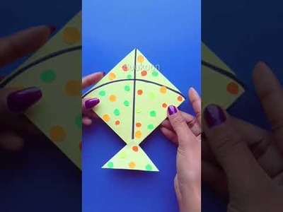 Makar Sankranti card making | kite making | makar Sankranti easy card |makar Sankranti greeting card